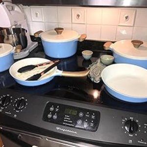 8 Piece Ceramic Nonstick Cookware Set